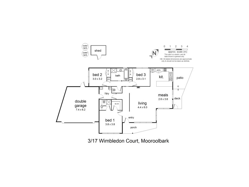 3/17 Wimbledon Court, Mooroolbark VIC 3138 Floorplan