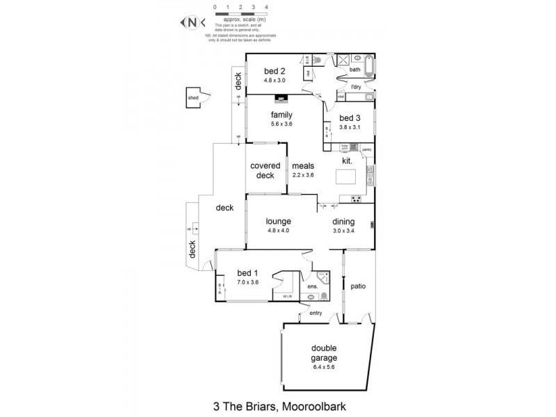 3 The Briars, Mooroolbark VIC 3138 Floorplan