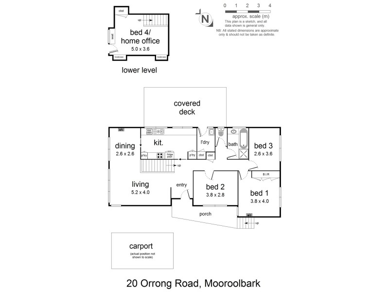 20 Orrong Road, Mooroolbark VIC 3138 Floorplan