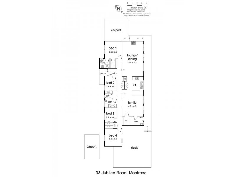 33 Jubilee Road, Montrose VIC 3765 Floorplan