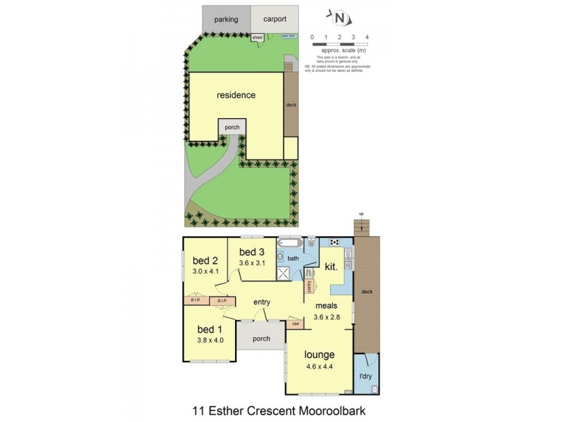 11 Esther Crescent, Mooroolbark VIC 3138 Floorplan