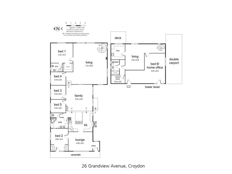 26 Grandview Avenue, Croydon VIC 3136 Floorplan