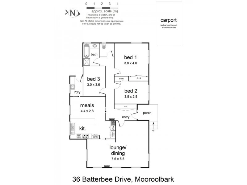 36 Batterbee Drive, Mooroolbark VIC 3138 Floorplan