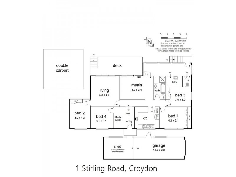 1 Stirling Road, Croydon VIC 3136 Floorplan