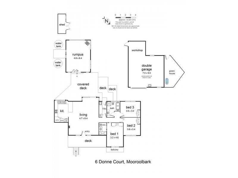 6 Donne Court, Mooroolbark VIC 3138 Floorplan