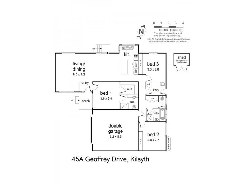 45a Geoffrey Drive, Kilsyth VIC 3137 Floorplan