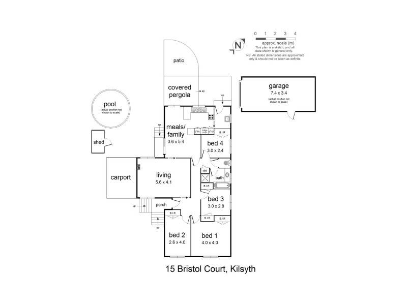 15 Bristol Court, Kilsyth VIC 3137 Floorplan