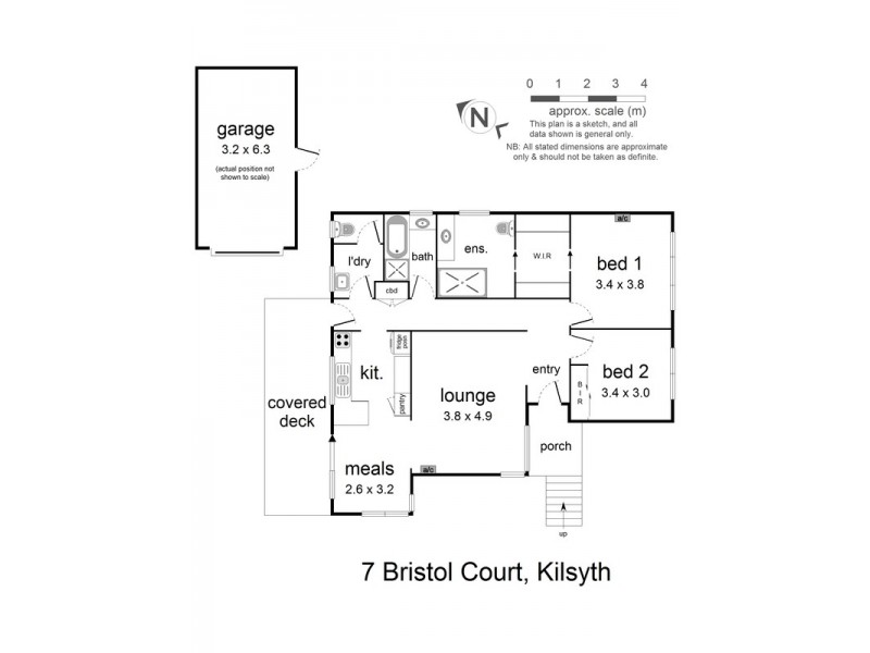 7 Bristol Court, Kilsyth VIC 3137 Floorplan