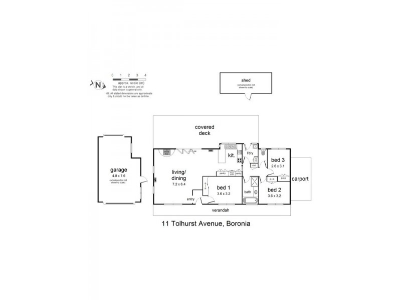 11 Tolhurst Avenue, Boronia VIC 3155 Floorplan