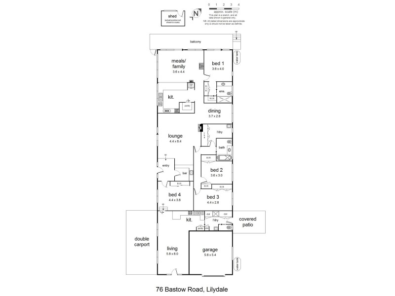 1/76 Bastow Road, Lilydale VIC 3140 Floorplan