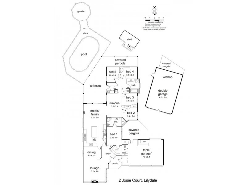 2 Josie Court, Lilydale VIC 3140 Floorplan