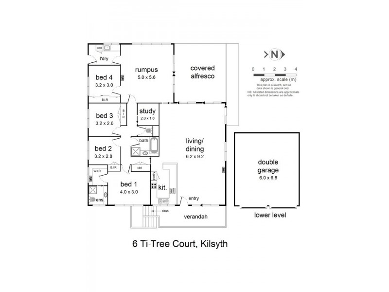 6 Ti-Tree Court, Kilsyth VIC 3137 Floorplan