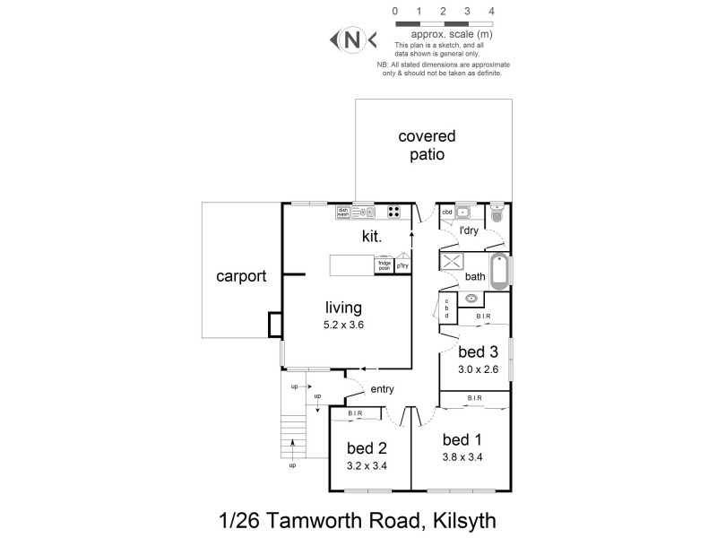 1/26 Tamworth Road, Kilsyth VIC 3137 Floorplan