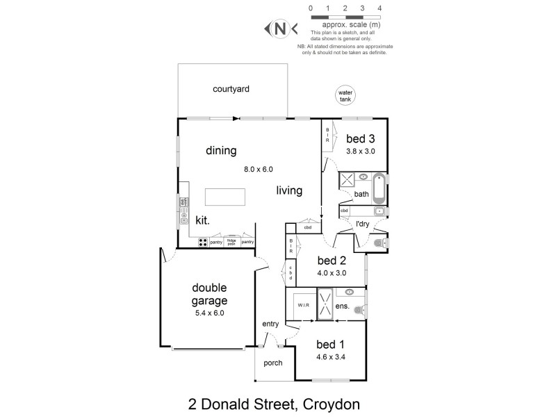 2 Donald Street, Croydon VIC 3136 Floorplan