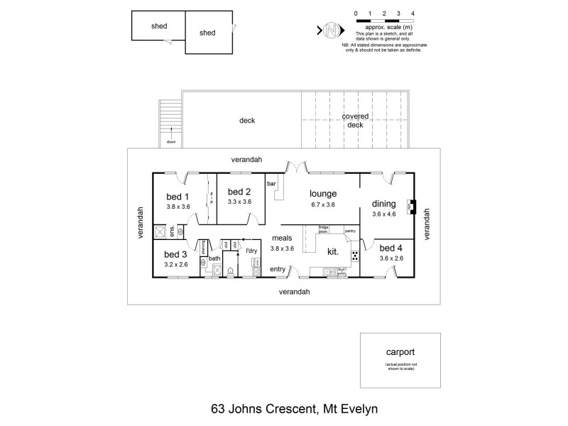 63 Johns Crescent, Mount Evelyn VIC 3796 Floorplan