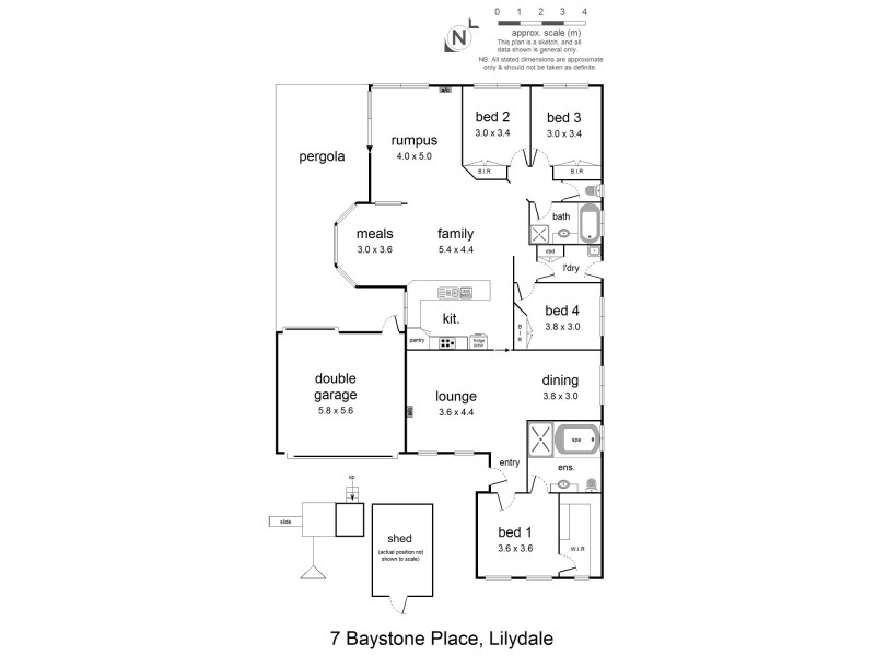 7 Baystone Place, Lilydale VIC 3140 Floorplan