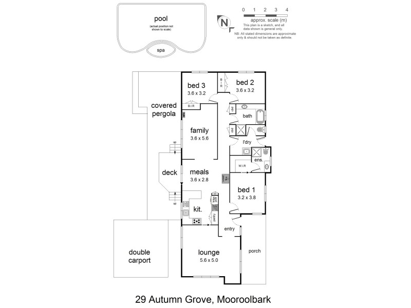 29 Autumn Grove, Mooroolbark VIC 3138 Floorplan
