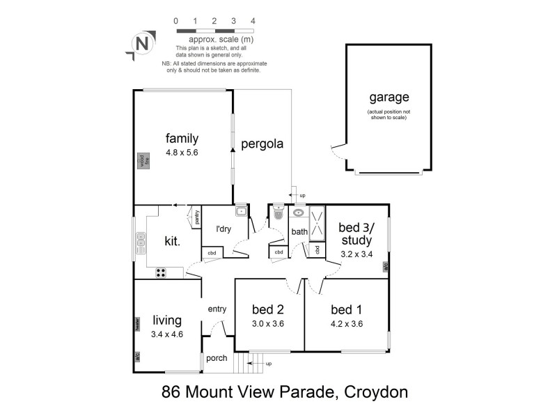 86 Mount View Parade, Croydon VIC 3136 Floorplan