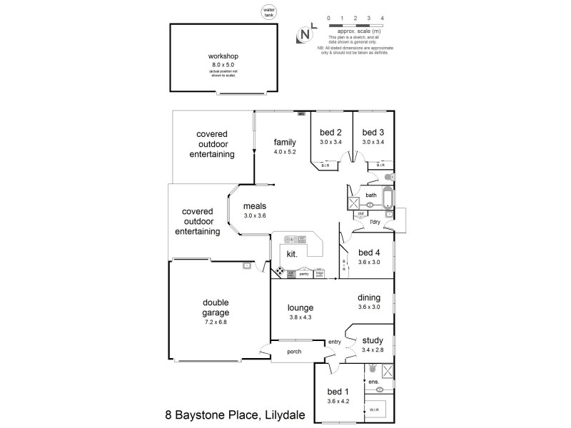 8 Baystone Place, Lilydale VIC 3140 Floorplan