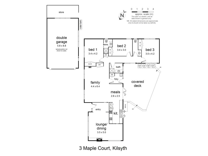 3 Maple Court, Kilsyth VIC 3137 Floorplan
