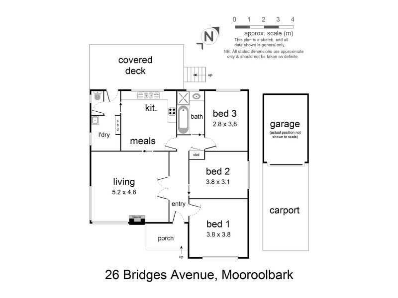 26 Bridges Avenue, Mooroolbark VIC 3138 Floorplan