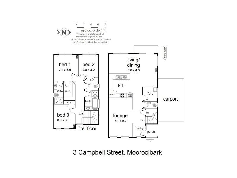 3 Campbell Street, Mooroolbark VIC 3138 Floorplan