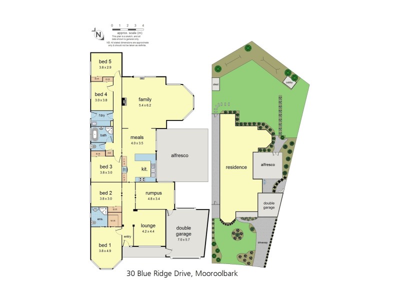 30 Blue Ridge Drive, Mooroolbark VIC 3138 Floorplan