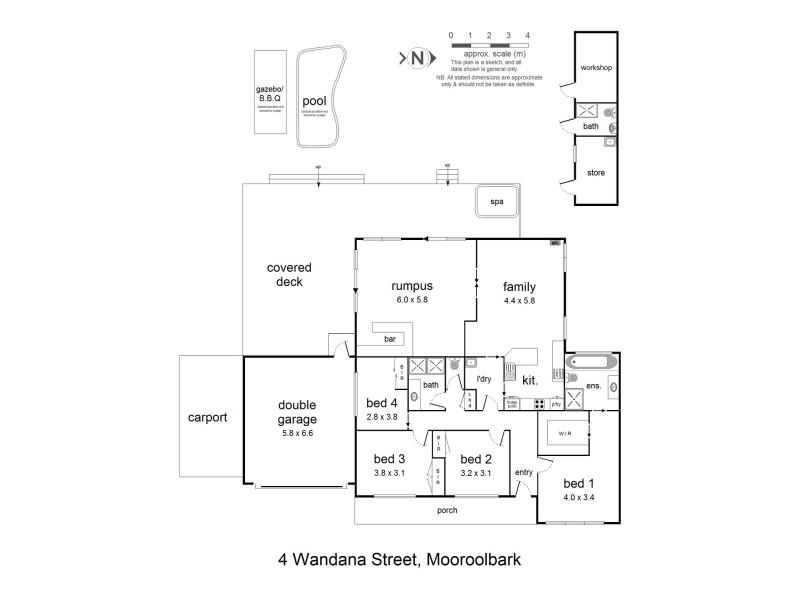 4 Wandana Street, Mooroolbark VIC 3138 Floorplan