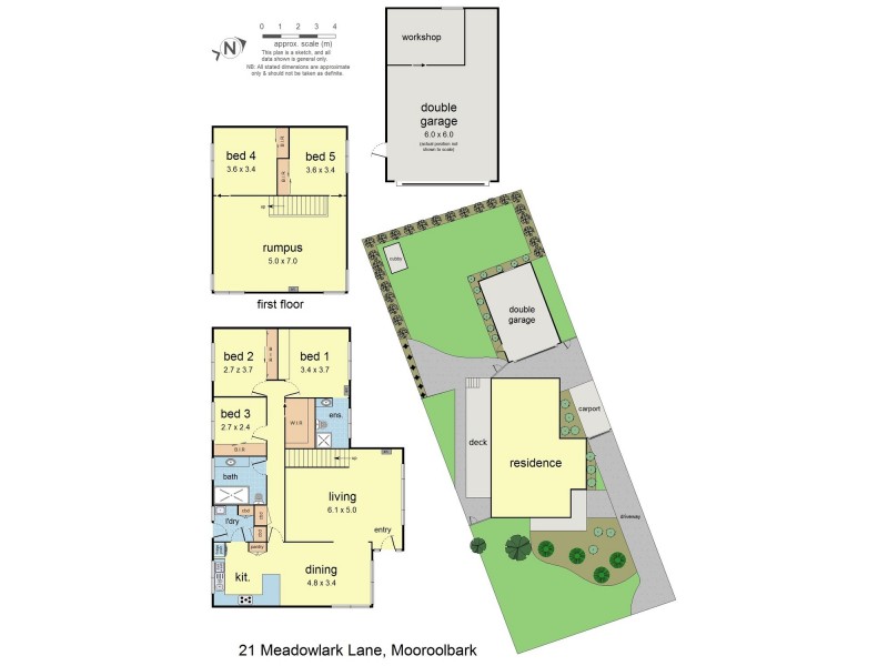 21 Meadowlark Lane, Mooroolbark VIC 3138 Floorplan