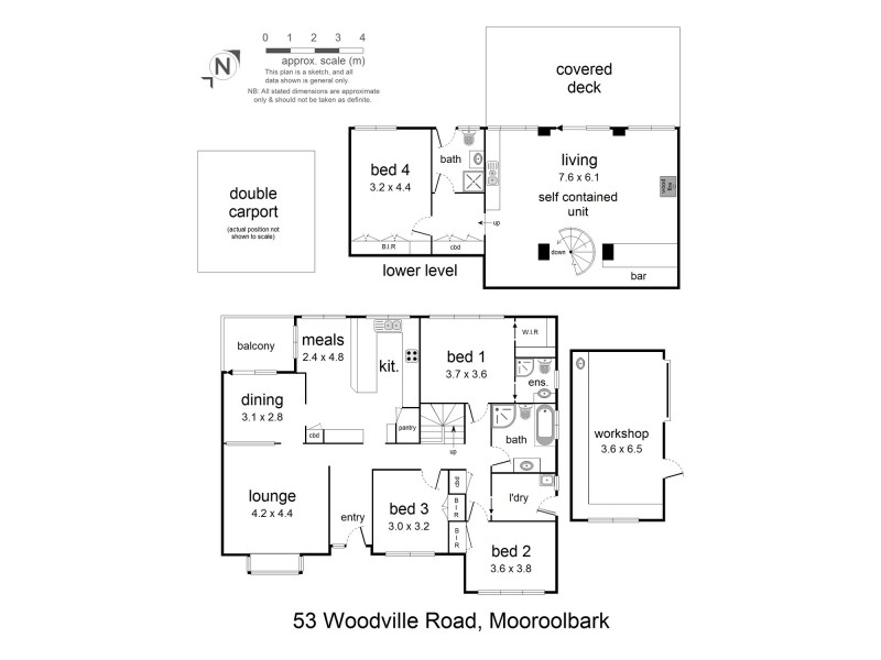 53 Woodville Road, Mooroolbark VIC 3138 Floorplan