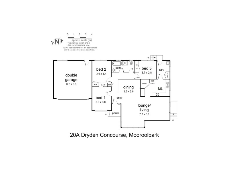 20a Dryden Concourse, Mooroolbark VIC 3138 Floorplan