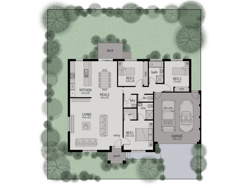 2a Turkeith Crescent, Croydon North VIC 3136 Floorplan