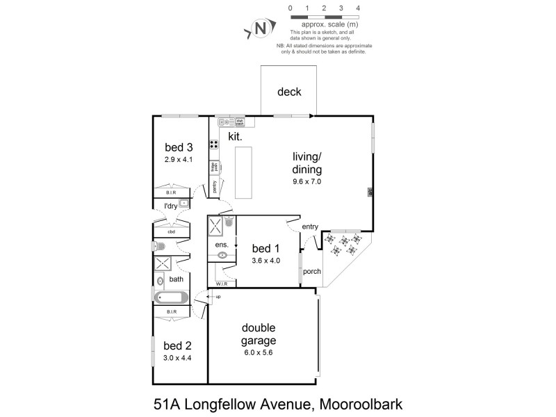 51a Longfellow Avenue, Mooroolbark VIC 3138 Floorplan