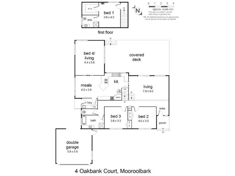 4 Oakbank Court, Mooroolbark VIC 3138 Floorplan