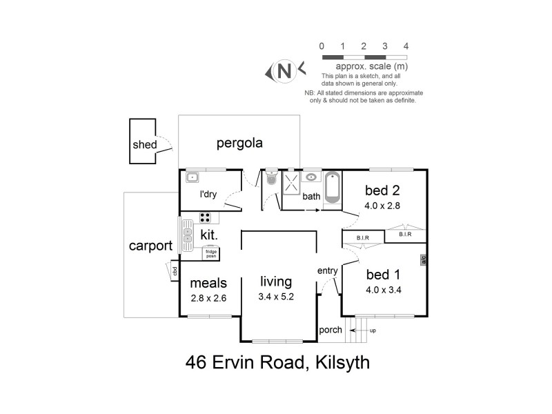 46 Ervin Road, Kilsyth VIC 3137 Floorplan