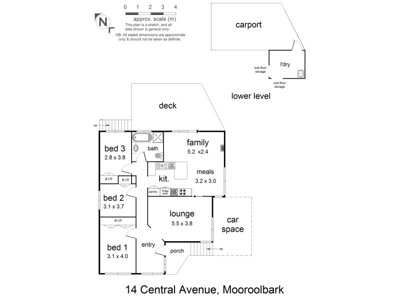 14 Central Avenue, Mooroolbark VIC 3138 Floorplan