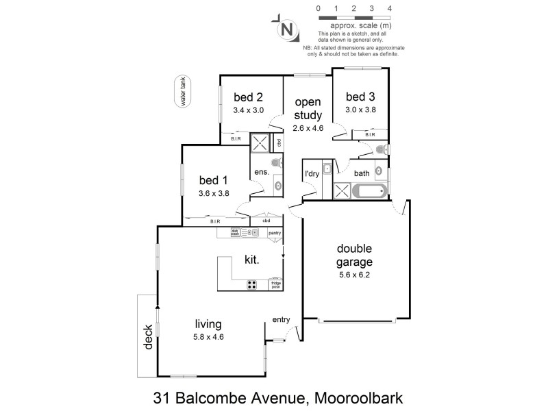 31 Balcombe Avenue, Mooroolbark VIC 3138 Floorplan