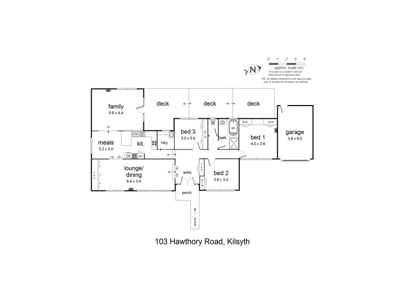 103 Hawthory Road, Mooroolbark VIC 3138 Floorplan