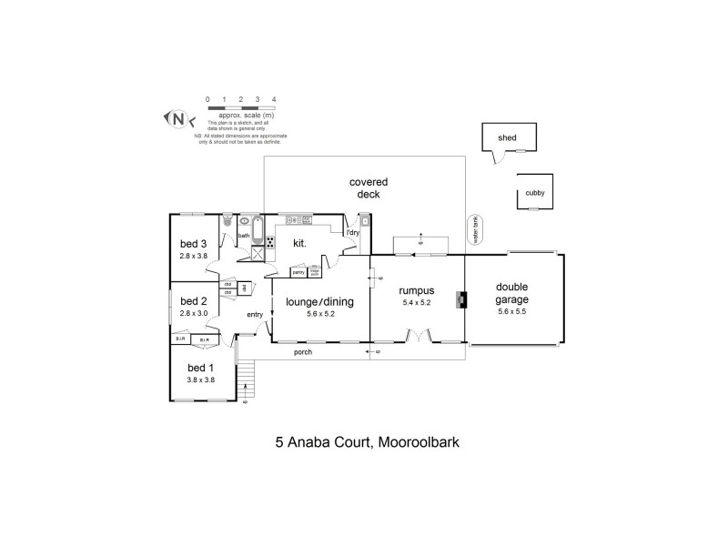 5 Anaba Court, Mooroolbark VIC 3138 Floorplan