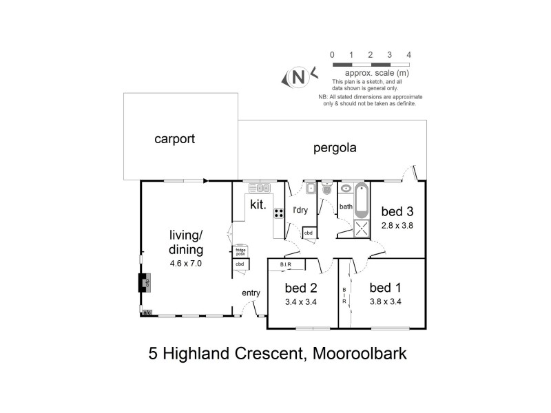 5 Highland Crescent, Mooroolbark VIC 3138 Floorplan
