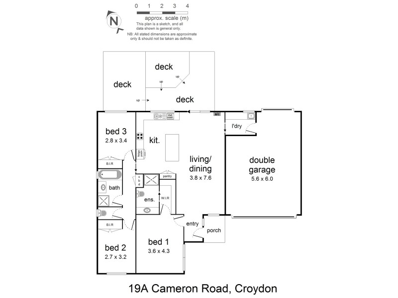 19a Cameron Road, Croydon VIC 3136 Floorplan