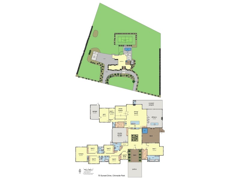 70 Sunset Drive, Chirnside Park VIC 3116 Floorplan