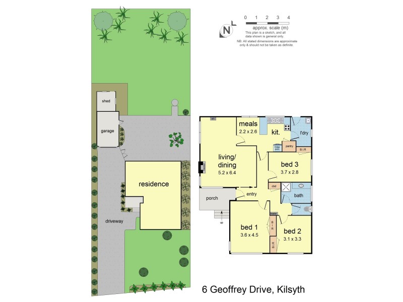 6 Geoffrey Drive, Kilsyth VIC 3137 Floorplan