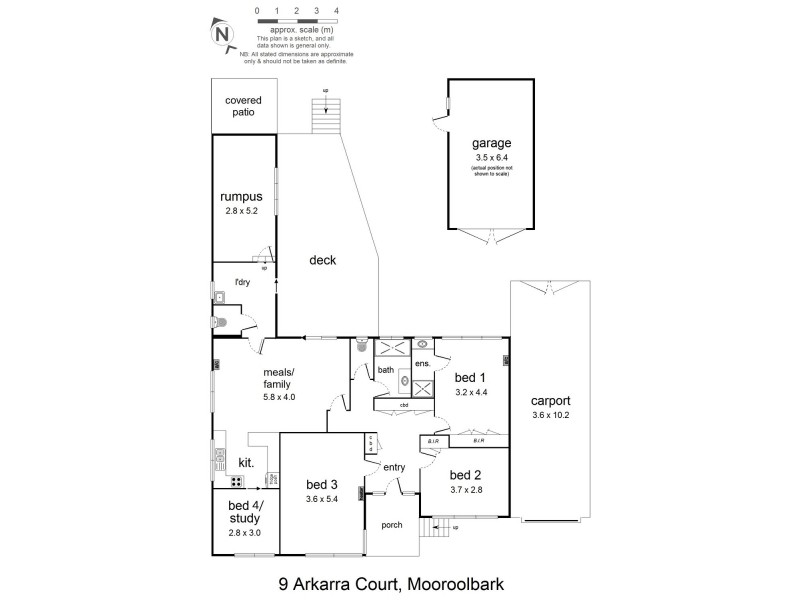 9 Arkarra Court, Mooroolbark VIC 3138 Floorplan