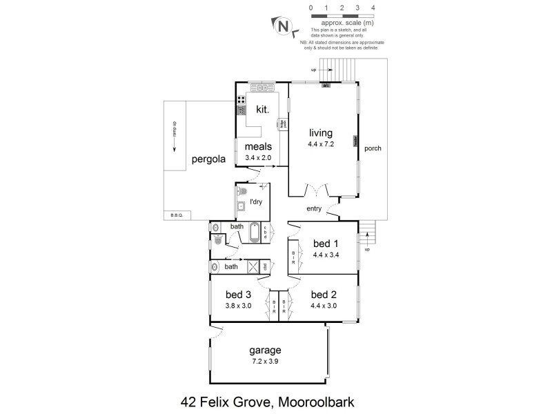 42 Felix Grove, Mooroolbark VIC 3138 Floorplan