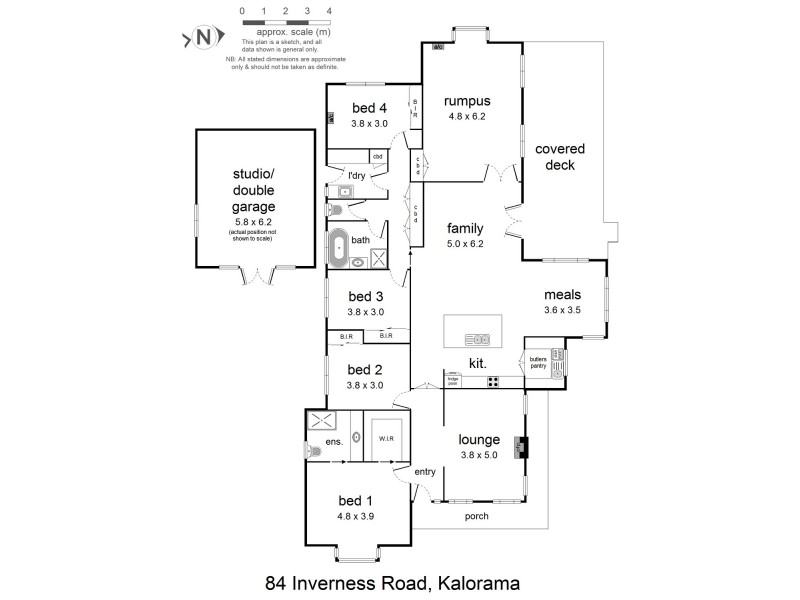 84 Inverness Road, Kalorama VIC 3766 Floorplan