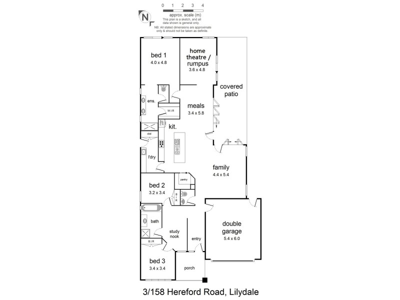 3/158 Hereford Road, Lilydale VIC 3140 Floorplan