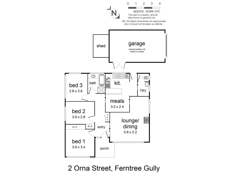 2 Orna Street, Ferntree Gully VIC 3156 Floorplan