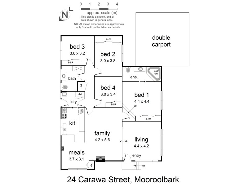 24 Carawa Street, Mooroolbark VIC 3138 Floorplan