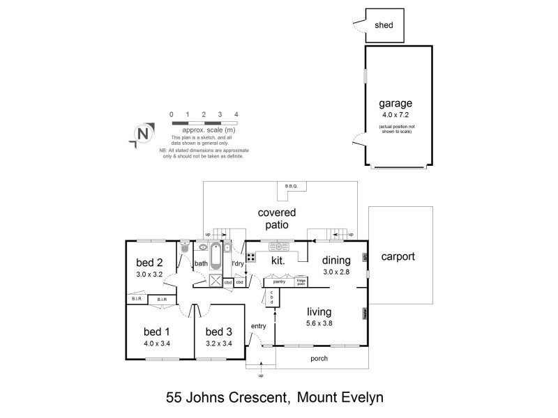 55 Johns Crescent, Mount Evelyn VIC 3796 Floorplan
